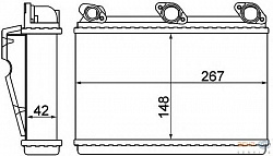 Радиатор печки BMW 5 (E34),5 Touring (E34),7 (E32),8 (E31)