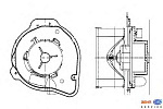 Моторчик печки VOLVO C70 I кабрио,C70 I купе,S70 (LS),V70 I (LV)