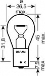 PY21W 12V-21W (BAU15s) (блистер 2шт.)