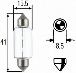 C21W 12V-21W (SV8,5-41/15.5)