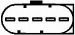 Расходомер воздуха AUDI A3 (8L1),A4 (8E2, B6),A4 Avant (8E5, B6) SEAT LEON (1M1),TOLEDO II (1M2) VW BORA (1J2),BORA универсал (1J6),GOLF IV (1J1),GOLF IV Variant (1J5),PASSAT (3B2),PASSAT (3B3),PASSAT Variant (3B5),PASSAT Variant (3B6)