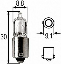 H20W 12V-20W (BA9s)