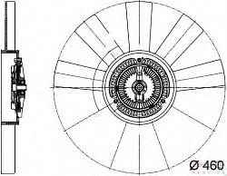 ВЕНТИЛЯТОР 8MV376733-311