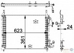 КОНДЕНСАТОР КОНДИЦИОНЕРА 8FC351318-031