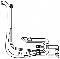 Трубопровод высокого / низкого давления, кондиционер FORD TRANSIT автобус (FD_ _, FB_ _, FS_ _, FZ_ _, FC_ _),TRANSIT фургон (FA_ _)