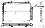 Радиатор охлаждения MB W210/W202 2.2/2.5D/2.0/2.3 АКПП/МКПП/+AC