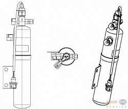 Осушитель кондиционера MERCEDES-BENZ ACTROS