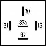 Реле, обогреватель заднего стекла