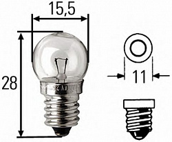 Лампа B2,4W