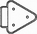 Задний фонарь, P21/5W, со стоп-сигналом, с катафотом, с габаритом