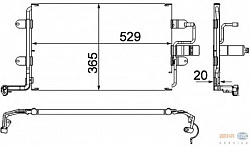 Конденсатор, кондиционер, без осушителя AUDI A3 (8L1),TT (8N3),TT Roadster (8N9) SEAT LEON (1M1),TOLEDO II (1M2) SKODA OCTAVIA (1U2/1U5), VW BORA (1J2),BORA универсал (1J6),GOLF IV (1J1),GOLF IV Variant (1J5),NEW BEETLE (9C1, 1C1)
