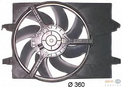 Вентилятор охлаждения двигателя FORD FIESTA V (JH_, JD_),FUSION (JU_)