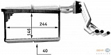 Радиатор печки BMW E34 -95,+-AC