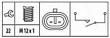 Выключатель, фара заднего хода ALFA ROMEO 145 (930),146 (930),147 (937),156 (932),156 Sportwagon (932),166 (936),GIULIETTA (940),GT (937),GTV (916C_),SPIDER (916S_) FIAT BRAVO II (198),DOBLO бортовой (263),FREEMONT (JC),IDEA