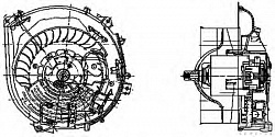 Моторчик печки MERCEDES-BENZ S-CLASS (W140),S-CLASS купе (C140)