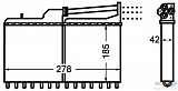 Радиатор печки BMW 5 (E34)