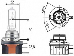 H15 12V- 15/55W (PGJ23t-1)