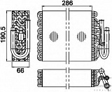 Испаритель кондиционера BMW E36