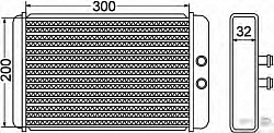 Радиатор печки CITROEN JUMPER, FIAT  PEUGEOT 
