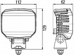 Фара рабочего света Power Beam 1800 LED б/с DEUTSCH