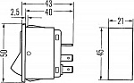 Выключатель, со штекером, W1,2W