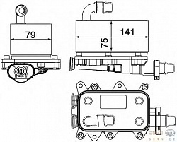 Радиатор АКПП (масляный) LAND ROVER RANGE ROVER III (LM),RANGE ROVER IV (LG)