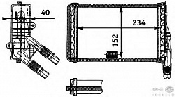 Радиатор печки NISSAN KUBISTAR (X76) RENAULT KANGOO (KC0/1_),KANGOO Express (FC0/1_)