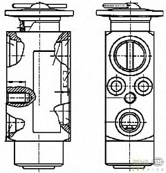 Расширительный клапан кондиционера PORSCHE 911 (964),911 (993),911 Targa (993),911 кабрио (964),911 кабрио (993),928,959 VOLVO FH 12,FH 16,FM 10,FM 12,FM 7