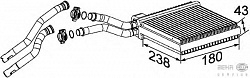 Радиатор печки FORD FOCUS C-MAX,FOCUS II,KUGA I