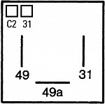 Реле указателей поворота, для прицепов ALFA ROMEO 155 (167),156 (932),156 Sportwagon (932) AUDI 100 (43, C2),100 (44, 44Q, C3),100 (4A, C4),100 (C1),100 Avant (43, C2),100 Avant (44, 44Q, C3),100 Avant (4A, C4)