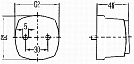 Габаритный фонарь (C5W) левый/ правый, с катафотом