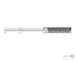 Осушитель кондиционера MERCEDES-BENZ (W203),(S204),(CL203),(C209),(A209),SLK (R171) SMART CABRIO (450),CITY-COUPE (450),CROSSBLADE (450)