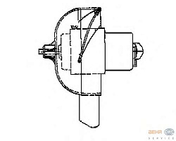 Моторчик печки MERCEDES-BENZ NG
