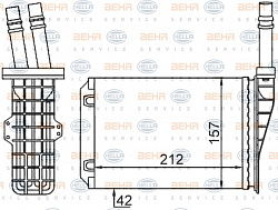 Радиатор печки RENAULT AVANTIME (DE0_),ESPACE III (JE0_)