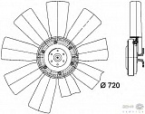 ВЕНТИЛЯТОР, ОХЛАЖДЕНИЕ ДВИГАТЕЛЯ - АВТОМОБИЛЬ КОММЕРЧ. НАЗНАЧЕНИЯ