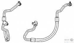 Трубопровод низкого давления, кондиционер FORD GALAXY,MONDEO IV,,S-MAX