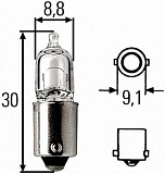 H5W 12V-5W (BA9s)