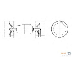 Моторчик печки BMW E30,Z1,Z(E36),Z3 купе (E36)