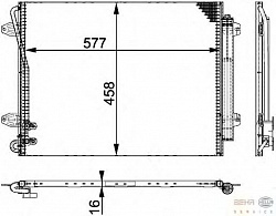 КОНДЕНСАТОР КОНДИЦИОНЕРА 8FC351317-551