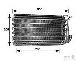Испаритель кондиционера BMW 5 (E39)
