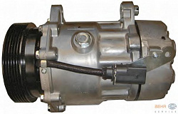 Компрессор кондиционера 12V, oval