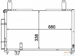 РАДИАТОР КОНДИЦИОНЕРА SUZUKI LIANA  1,3/1,6L  02->