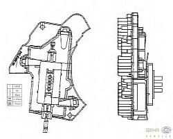 БЛОК УПРАВЛЕНИЯ ОТОПЛЕНИЕМ MB (W 202, 208,210)   C 1993-2004