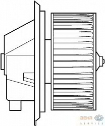 Моторчик печки FIAT BRAVA (182),BRAVO I (182),COUPE (FA/175),MAREA (185),MAREA Weekend (185),TEMPRA (159),TEMPRA S.W. (159),TIPO (160) LANCIA DEDRA (835),DEDRA SW (835),DELTA II (836)