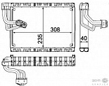 Испаритель кондиционера AUDI A4 (8K2, B8),A4 Allroad (8KH, B8),A4 Avant (8K5, B8),A5 (8T3),A5 Sportback (8TA),A5 кабрио (8F7),Q5 (8R)