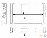 Радиатор печки MERCEDES-BENZ O 303,O 305,O 307