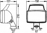 Фара рабочего освещения, H3, ff, галоген