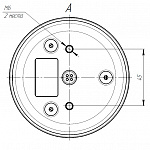 Фонарь D95мм Задний ход, противотуманный 12/24V