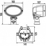 Oval 100 Xenon Фара рабочего освещения Ксенон (D1S) 24V