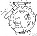 Компрессор кондиционера FORD C-MAX II,FOCUS III,GALAXY,GRAND C-MAX,MONDEO IV,,S-MAX LAND ROVER RANGE ROVER EVOQUE (LV)